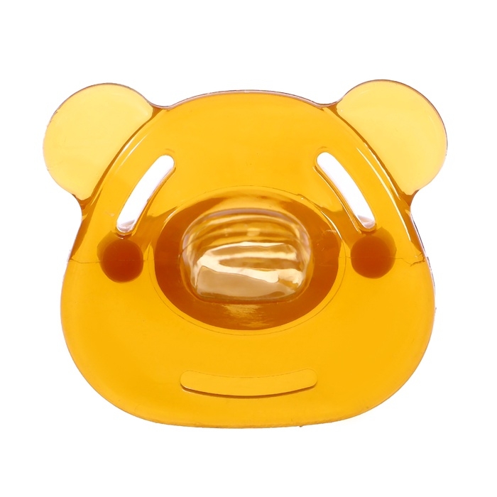 Пустышка с держателем, набор, в контейнере, коричневый Пустышка с держателем, набор, в контейнере, коричневый