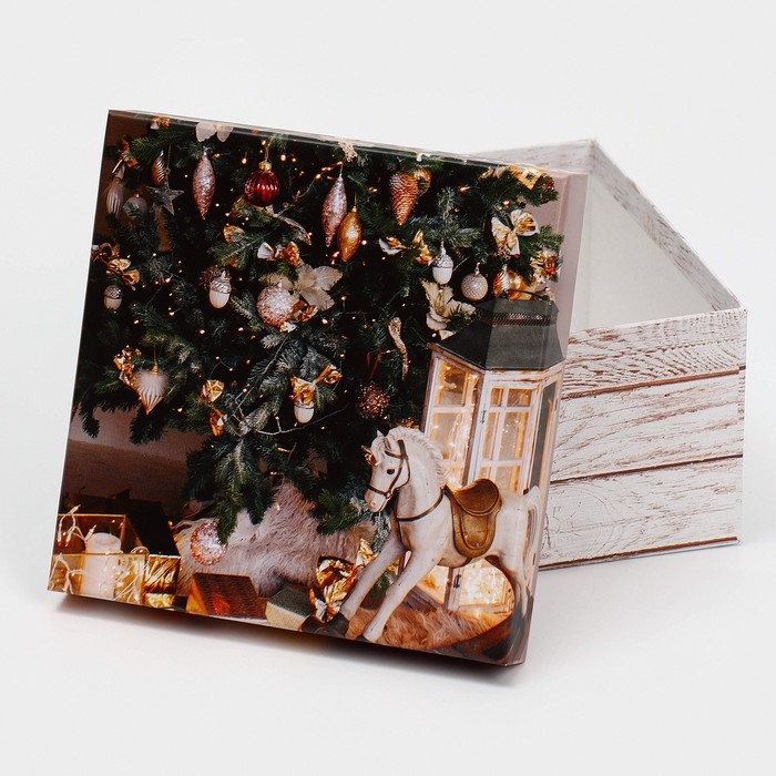 Набор подарочных коробок 6в1 &laquo;С Новым годом&raquo;, 10 х 10 х 6 - 20 х 20 х 11 см, Новый год