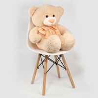 Мягкая игрушка &laquo;Медведь&raquo;, с бантом, 80 см, цвет бежевый