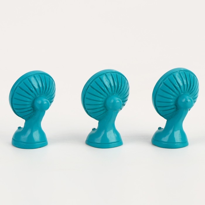 Миниатюра кукольная &laquo;Вентилятор&raquo;, набор 3 шт., размер 1 шт. &mdash; 2 &times; 1 &times; 2,5 см