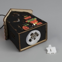 Светодиодная подвеска &laquo;Дом Джека&raquo; 7 &times; 9.5 &times; 6 см, пластик, батарейки LR1130х3 (в комплекте), свечение тёплое белое