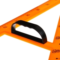 Треугольник для школьной доски, с держателем, прямоугольный, 30&deg;