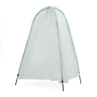 Чехол для укрытия растений, металлический каркас, 100 &times; 65 см, спанбонд с УФ-стабилизатором, плотность 60 г/м&sup2;