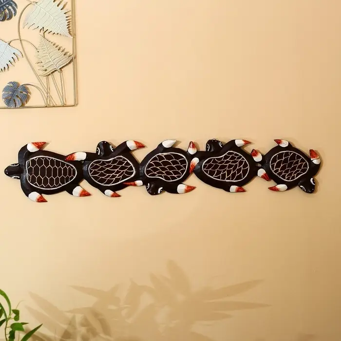 Панно настенное "Черепашки" 17х1,5х100 см