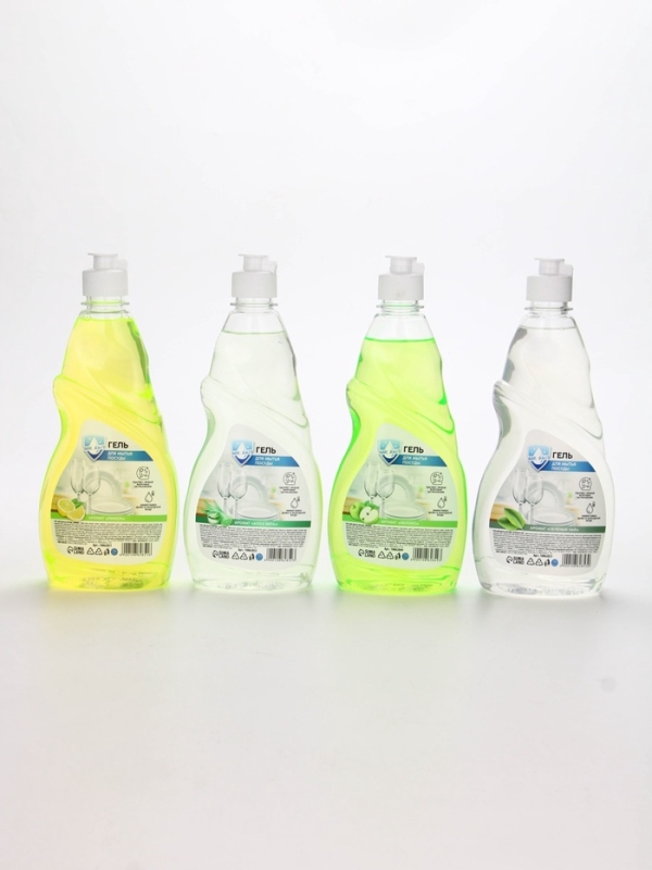 Mr.Быт Гель для мытья посуды, 500 мл, аромат яблоко