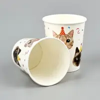 Стакан Котики фотографичные 250мл 6шт/G