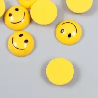 Декор для творчества пластик "Смайл" 0,9х2,3х2,3 см