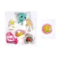 Набор фигурных ластиков, 6 штук, МИКС