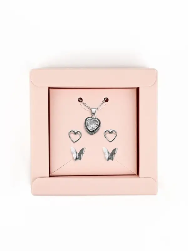 Коробка под бижутерию &laquo;Розово-бежевая&raquo;, 7.5 х 7.5 х 3 см