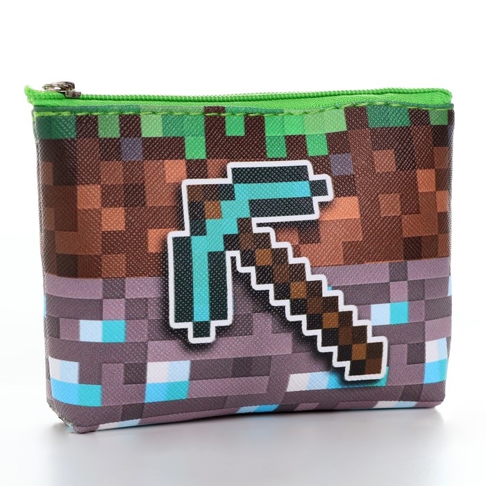 Кошелёк детский для мальчика &laquo;Пиксельный мир&raquo;, МИКС