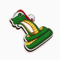 Значок новогодний &laquo;Новый год: настроение ТОП&raquo; 2,8 х 4см