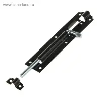 Задвижка дверная ЗД 006, 150 мм, черная