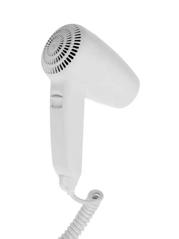 Фен LGE-006, 1600 Вт, настенный, 2 скорости, крепление, белый