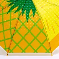 Детский зонт п/авт &laquo;Фруктовый принт Ананас&raquo; d = 84 см, R = 42 см, 8 спиц, 68 &times; 10 &times; 8 см