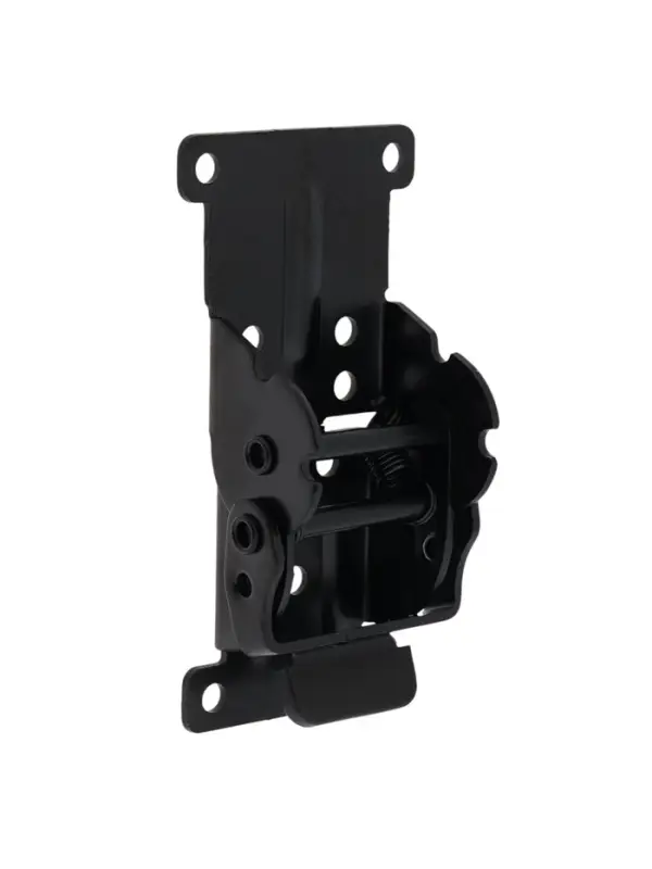 Кронштейн складной ТУНДРА ks001, 70х70 мм, цвет черный, набор 2 шт