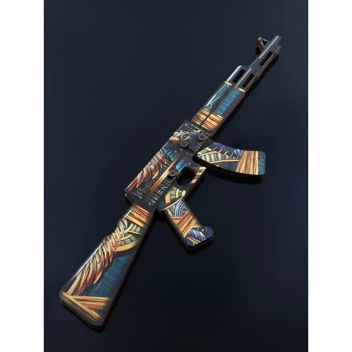 Набор сувенирное оружие &laquo;Золото&raquo;, автомат, пистолет, керамбит, 3 шт