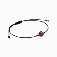 Браслет-оберег &laquo;Нить судьбы&raquo; шар №8 (неделимая фасовка 12 шт., цена за шт.), цветной в золоте