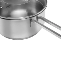 Ковш сотейник 1,5 л кухонный Solid-16SP с крышкой и носиком