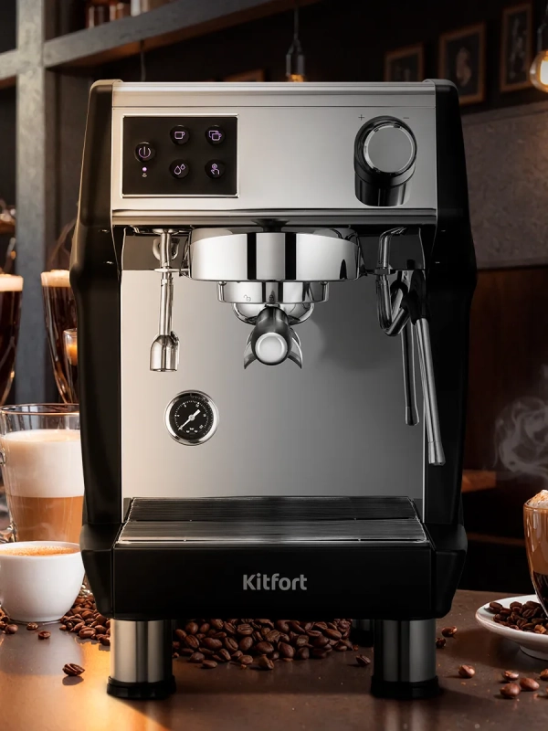 Кофеварка электрическая рожковая КТ-7531 - 2900 Вт