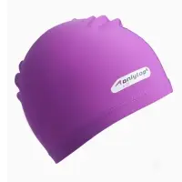 Шапочка для плавания детская ONLYTOP SWIM, тканевая, обхват 46-52 см, цвет фиолетовый