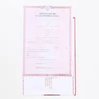 Папка для свидетельства о заключении брака &laquo;Красные розы&raquo;, А5,