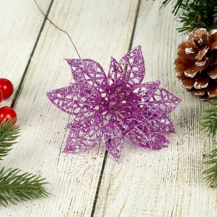 Цветы искусственные &laquo;Перелив&raquo;, цветок-сетка, 8&times;20 см, МИКС