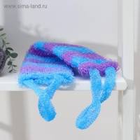 Мочалка для тела Доляна &laquo;Махровая&raquo;, 12&times;45 см, МИКС