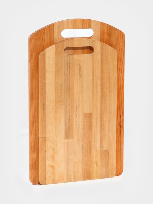 Набор досок разделочных 2 шт 30x18x0,8 см и 35x22x0,8 см, береза, пропитана мин маслом