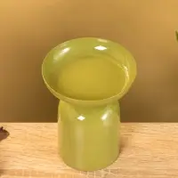 Подсвечник на 1 свечу "Авокадо" глянцевый 10х10х13 см