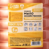 Мыло жидкое хозяйственное, 5 л, Mr. БЛЕСК