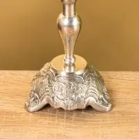 Подсвечник &laquo;Пьедестал&raquo;, латунь, смола, 8.5&times;8.5&times;33 см