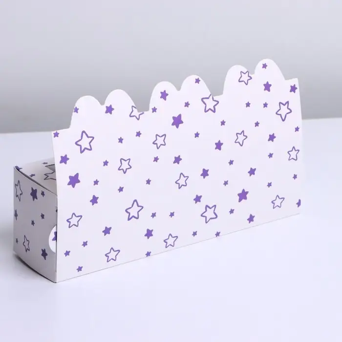 Коробка для макарун кондитерская, упаковка, &laquo;WOOF&raquo;, 18 х 5,5 х 5,5 см