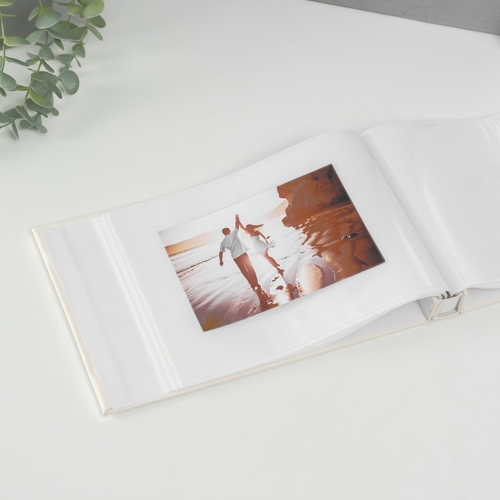 Фотоальбом на 100 фото кожзам 10х15 см "Розовый чай" в коробке 4х26х18 см