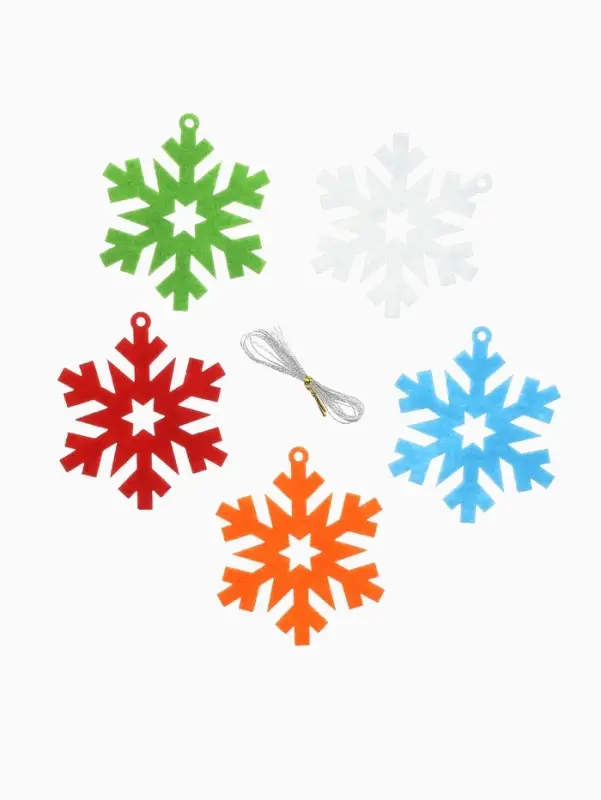 Набор ёлочных украшений, Арома "Снежинки" 5 шт