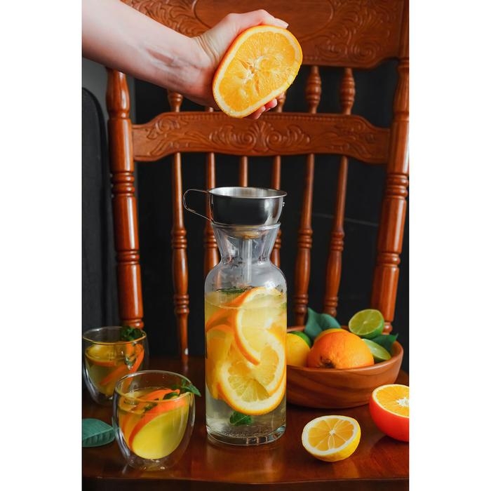 Стакан стеклянный с двойными стенками &laquo;Олд фэшн&raquo;, 200 мл, стеклянный