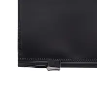 Папка-конверт на zip-молнии А4, 150мкм, Calligrata, непрозрачная, черная