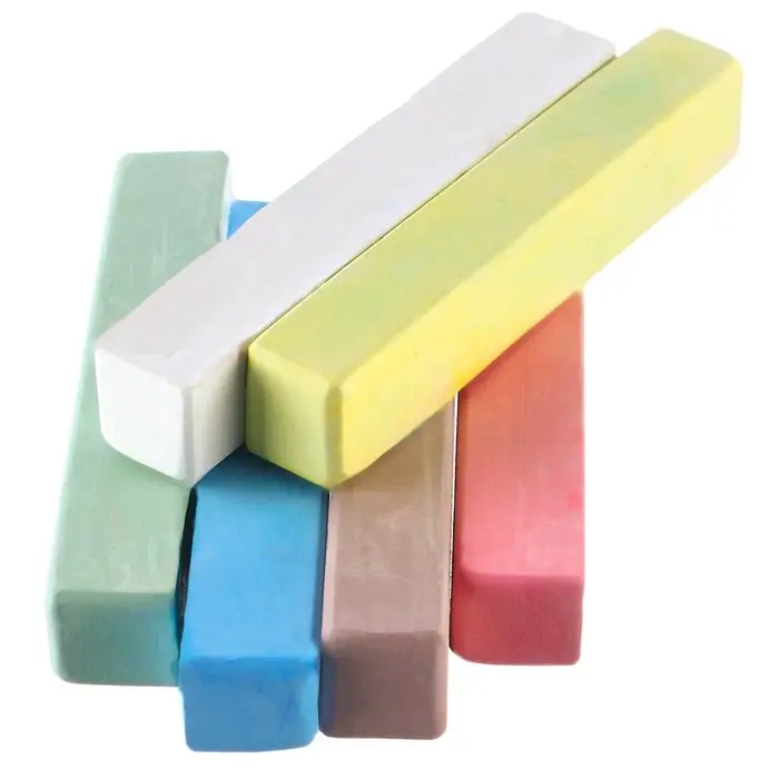 Мелки цветные школьные 6 шт. &laquo;Смешарики&raquo;, прямоугольные