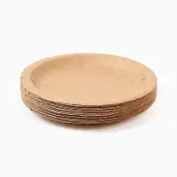 МП Набор бумажной посуды "Крафт", 20 персон