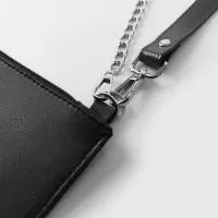 Полукольцо для сумок двойное, d=15 мм, толщина - 1 мм, 2 шт., цвет серебряный