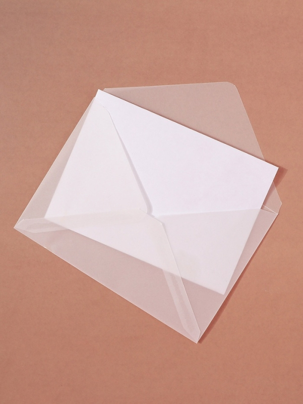 Набор 50 штук конвертов из кальки прозрачные (11.5 х 16.5 см), плотность 113 г/кв.м