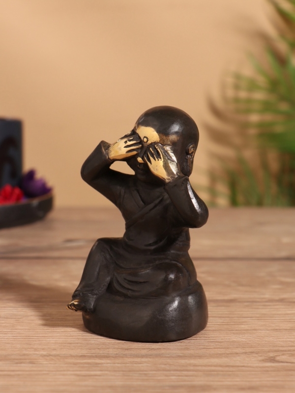 Сувенир бронза "Монах" 6х6х9 см