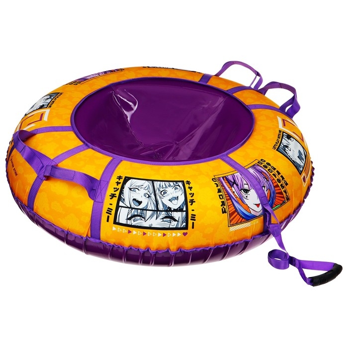Тюбинг-ватрушка Winter Star &laquo;Аниме&raquo;, диаметр чехла 107 см