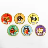 Медали шоколадные &laquo;Золото пиратов&raquo;, с наклейкой, 25 г