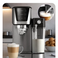 Кофеварка рожковая с капучинатором КТ-7552 - 1350 Вт