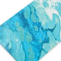 Конверт для денег &laquo;Море&raquo;, глиттер, 16.5 х 8 см