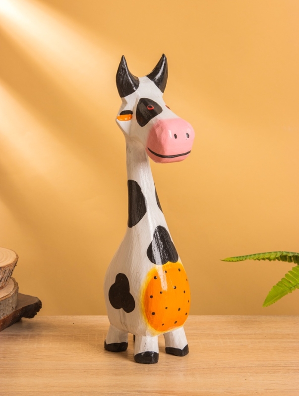 Сувенир "Коровка" дерево 10х7х30 см