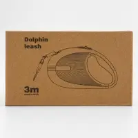 Рулетка - поводок для собак, лента 3 метра, зелёная