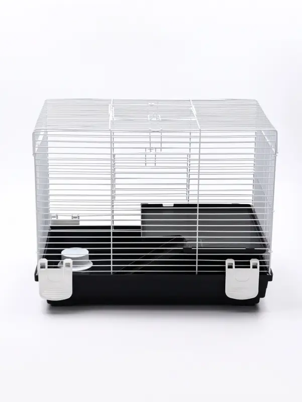 Клетка усиленная для хомяков и крыс 47 х 29 х 37 см, серая