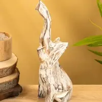 Набор сувенирный &laquo;Слоны&raquo;, h=26 см, h=22 см, дерево