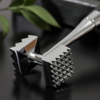 Молоток для мяса Доляна &laquo;Хром&raquo;, 272 гр, цвет чёрный